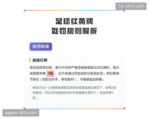 黄牌累计规则解析：判罚标准与停赛影响详解